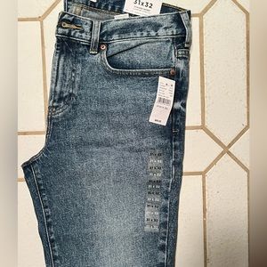 New Pacsun Men's Stacked Skinny Jeans Blue wash 31/32